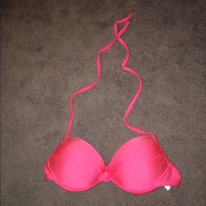 -Pink push up bikini top (!!worn once!!)
